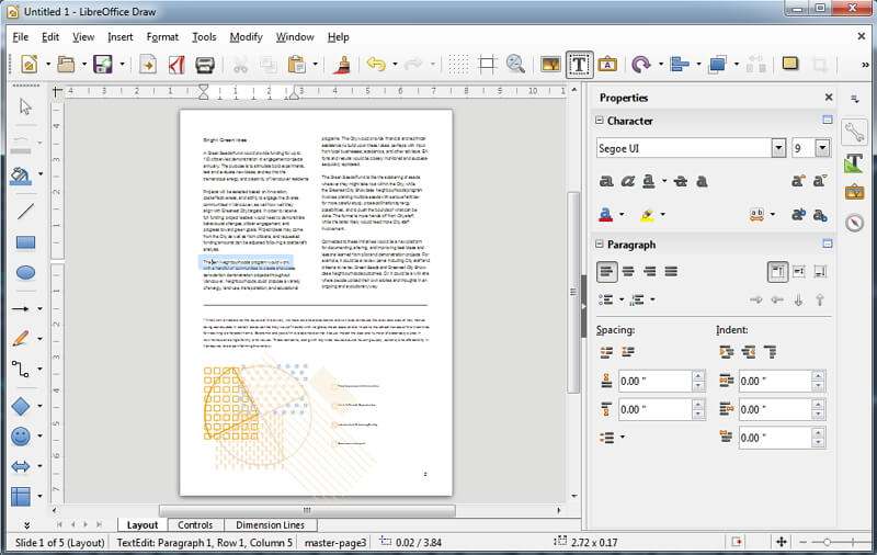 Cómo exportar un pdf en LibreOffice sin las líneas de grilla negra